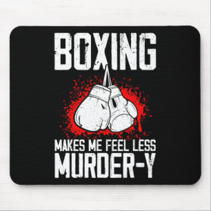 Funny Boxing Kickboxer Savate Mma Martial Arts Kic Mouse Pad