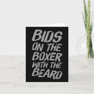 Funny Boxing Quotes Boxers Bids On The Boxer With Card