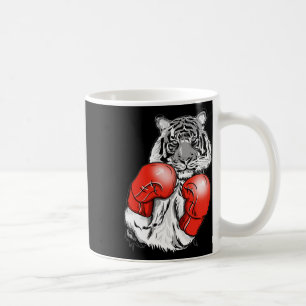 Funny Boxing Tiger With Red Gloves Kids Adults  Coffee Mug