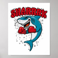 Funny Boxing Whale Shark With Red Gloves Daddy