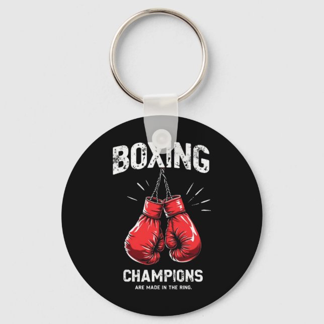 Funny Boxing - Yes1  Key Ring (Front)
