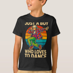 Funny Boy Loves Dance Dancing T-Shirt
