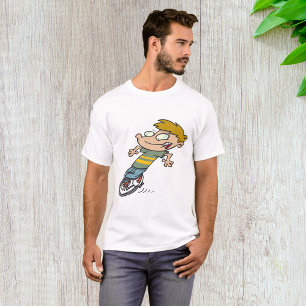 Funny Boy Riding Unicycle T-Shirt