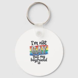 Funny Boyfriend Pride Vintage Engraving Shirt Desi Key Ring