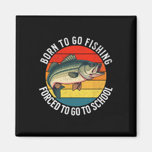 Funny Boys Fishing Fisherman Kids Boys  Magnet