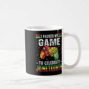 Funny Boys Gamer Juneteenth Black Kids Gaming Coffee Mug