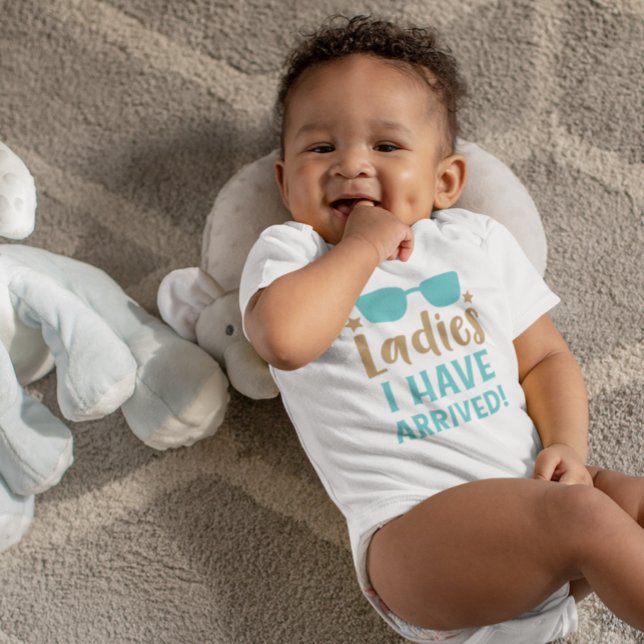 Funny Boy's I have Arrived Jumper Baby Infant Baby Bodysuit (Creator Uploaded)