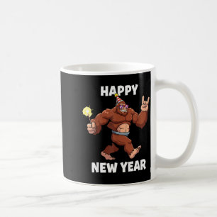 Funny Boys Nye Outfit, Mens Fireworks Bigfoot Happ Coffee Mug