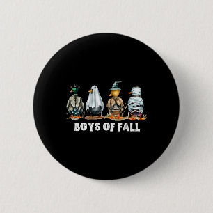 Funny Boys Of Fall Duck Hunting Halloween Costume  6 Cm Round Badge