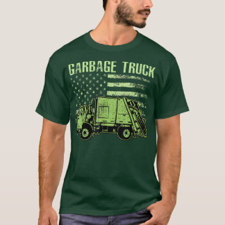 Funny boy's Vintage Garbage Truck T-Shirt