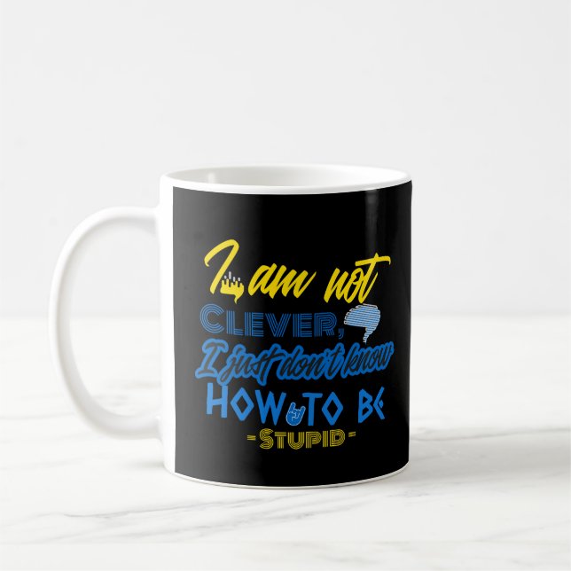 Funny, Brain Design Coffee Mug (Left)