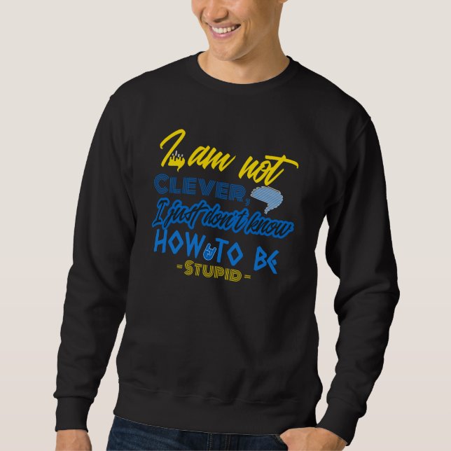 Funny, Brain Design Sweatshirt (Front)