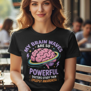 Funny Brainwaves Epilepsy Awareness Tri-Blend Shirt