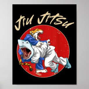 Funny Brazilian Jiu Jitsu and Grappling Poster