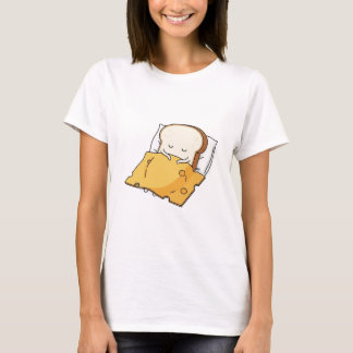 Funny Bread and Cheese Cartoon | Cute Foodie Gift T-Shirt