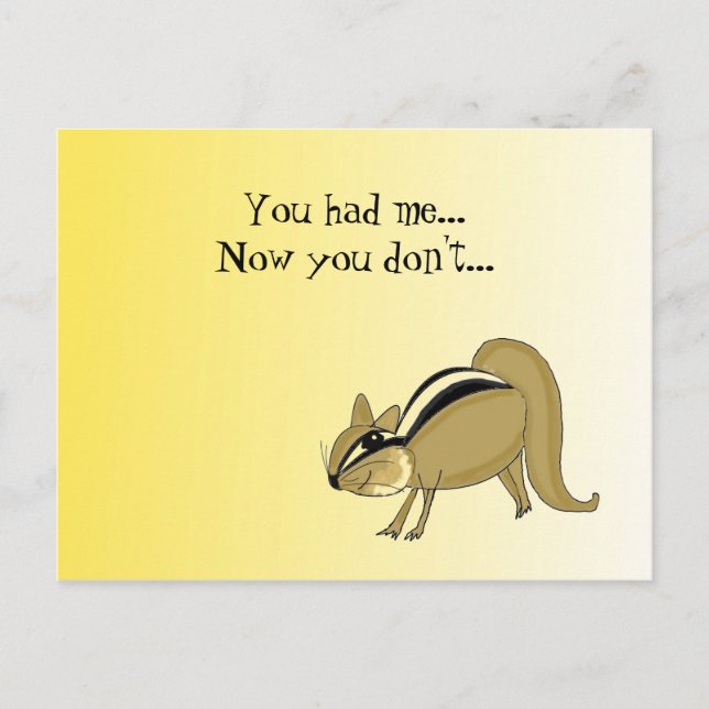 Funny Break Up Postcard (Front)