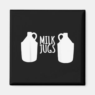 Funny Breastfeeding Shirt - Milk Jugs Support Magnet