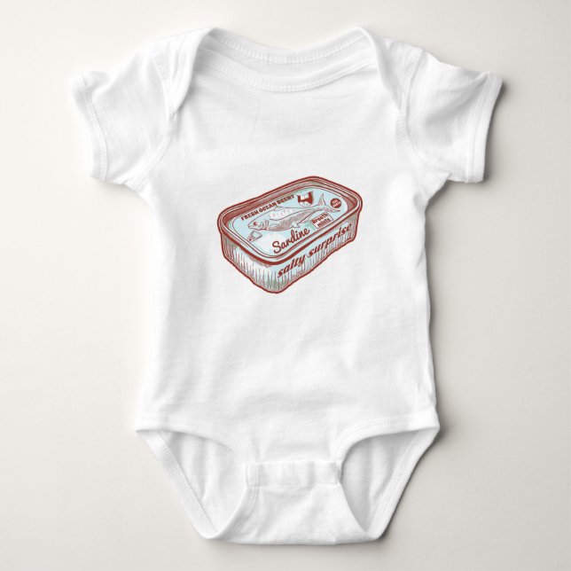 Funny breath mints baby bodysuit (Front)