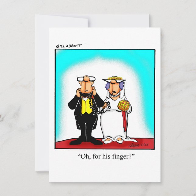 Funny Bridal Shower Invitation (Front)