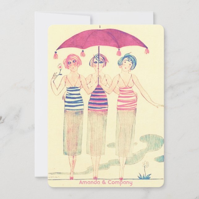 Funny bridal shower invitation (Front)