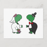 Funny Bride and Groom Turtle Wedding Design