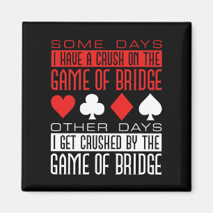 Funny Bridge Player Crushed by Game Magnet