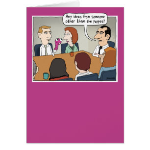 Funny Bright Idea Boss's Day card