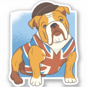 Funny British Bulldog English Flag Patriotic
