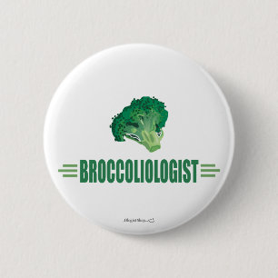 Funny Broccoli 6 Cm Round Badge
