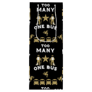 Funny Broken Leg Get Wel Wine Gift Bag