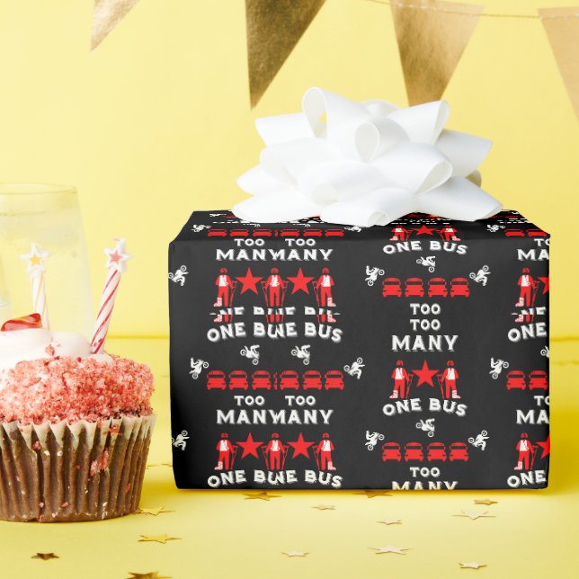 Funny Broken Leg Get Wel Wrapping Paper (Birthday Party)