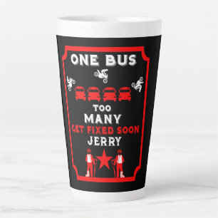 Funny Broken Leg Get Well Latte Mug