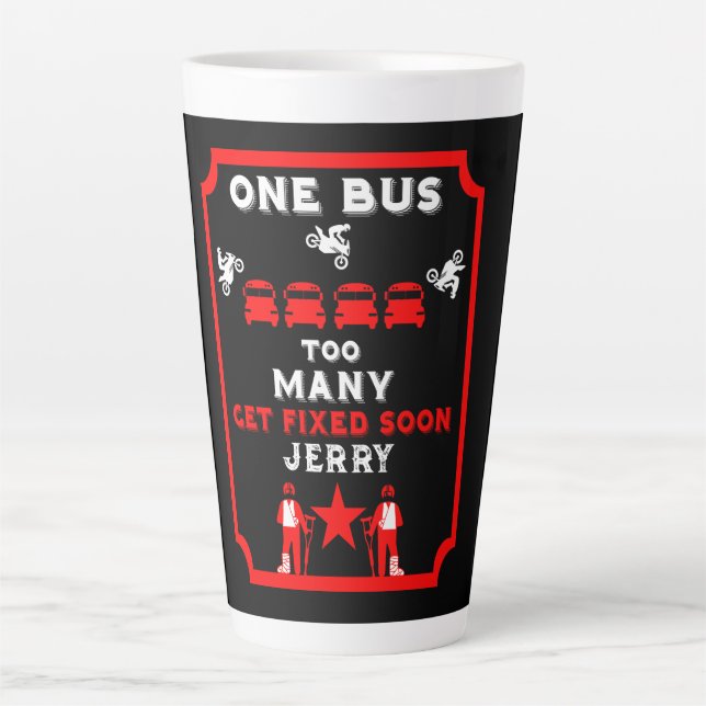 Funny Broken Leg Get Well Latte Mug (Front)