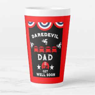 Funny Broken Leg Get Well Latte Mug