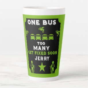 Funny Broken Leg Get Well Latte Mug
