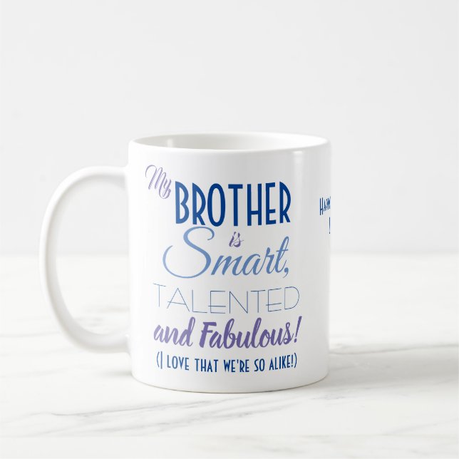 Funny Brother Coffee Mug (Left)
