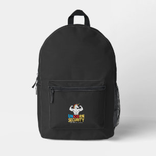Funny Brother Unicorn Security Dont Mess With My S Printed Backpack