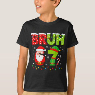 Funny Bruh 67 Six Seven 6 7 Meme Christmas Boys Sa T-Shirt