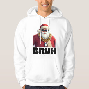 Funny Bruh Santa Christmas Sweatshirt 