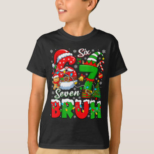 Funny Bruh Six Seven 6 7 Meme Christmas 67 Boy Gir T-Shirt