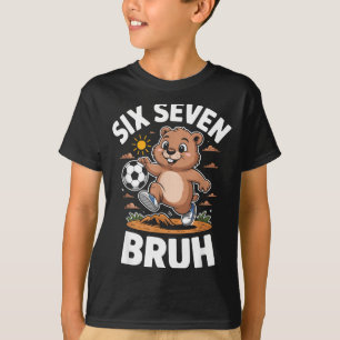 Funny Bruh Soccer Groundhog Day 67 Meme Pajamas Bo T-Shirt