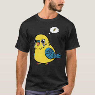 Funny Budgerigar Yellow Budgie Parakeet Pet Bird L T-Shirt