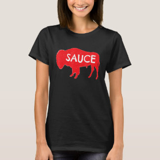 Funny Buffalo Sauce Graphic Hot Wings Spicy Food C T-Shirt
