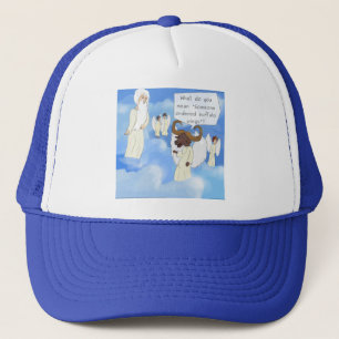 Funny Buffalo Wings In Heaven Gift Trucker Hat