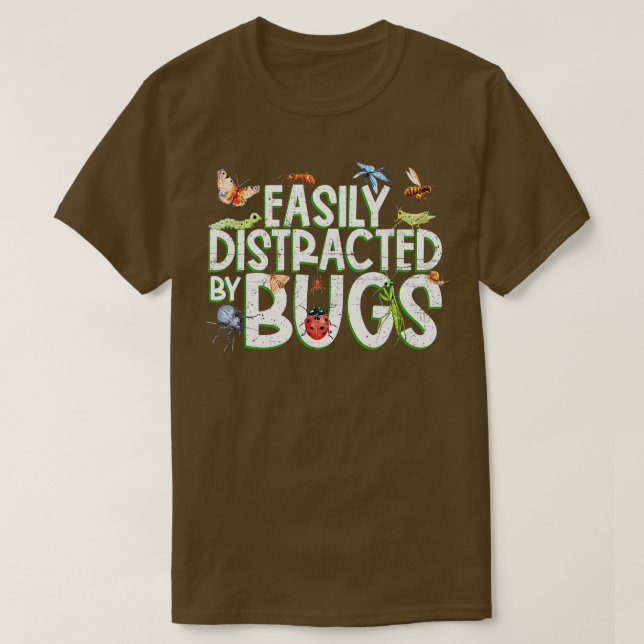 Funny Bug  Insect Lover  Bug Collector  T-Shirt (Design Front)