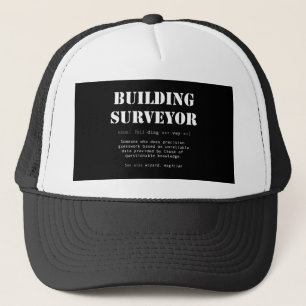 Funny Building Surveyor Dictionary Gift Trucker Hat
