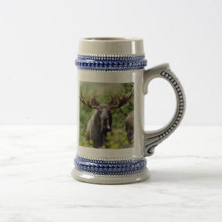 Funny Bull Moose Beer Stein