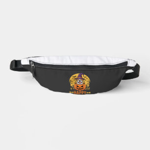 Funny Bulldog Halloween Happy Howl-O-Ween Vintage Bum Bags