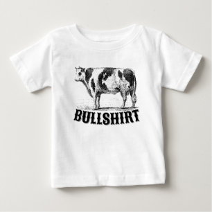 Funny Bullshirt Cow Farm Cattle Rodeo  Baby T-Shirt