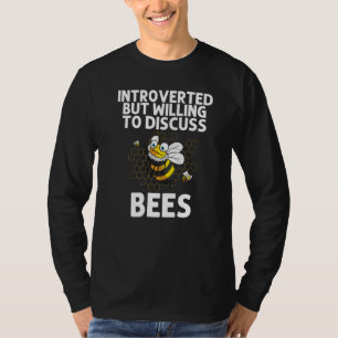 Funny Bumblebee Art For Men Women Beekeeper Honeyb T-Shirt
